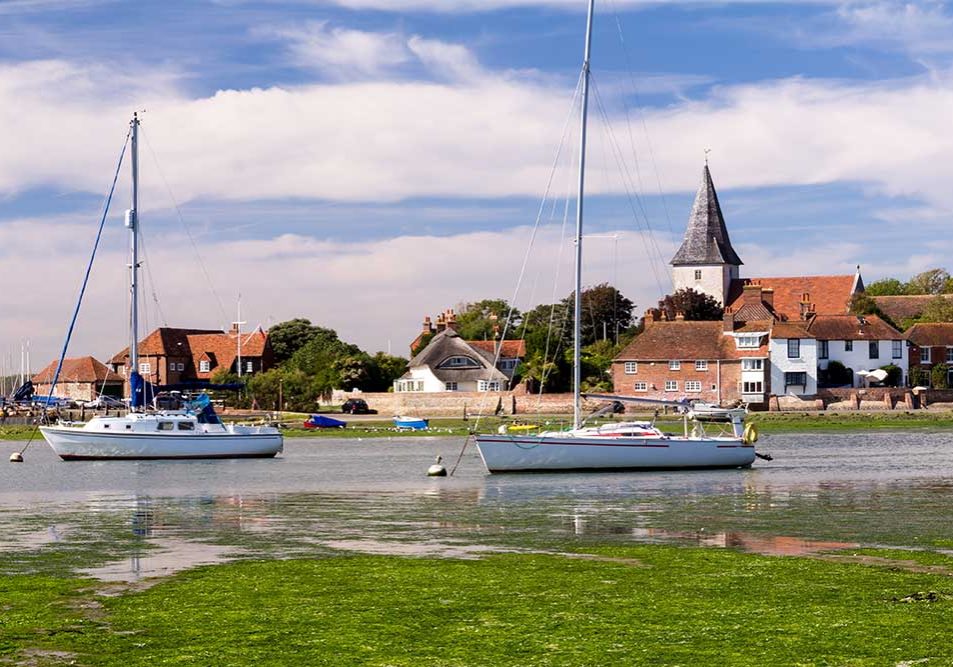 Bosham Village from Chichester Harbour